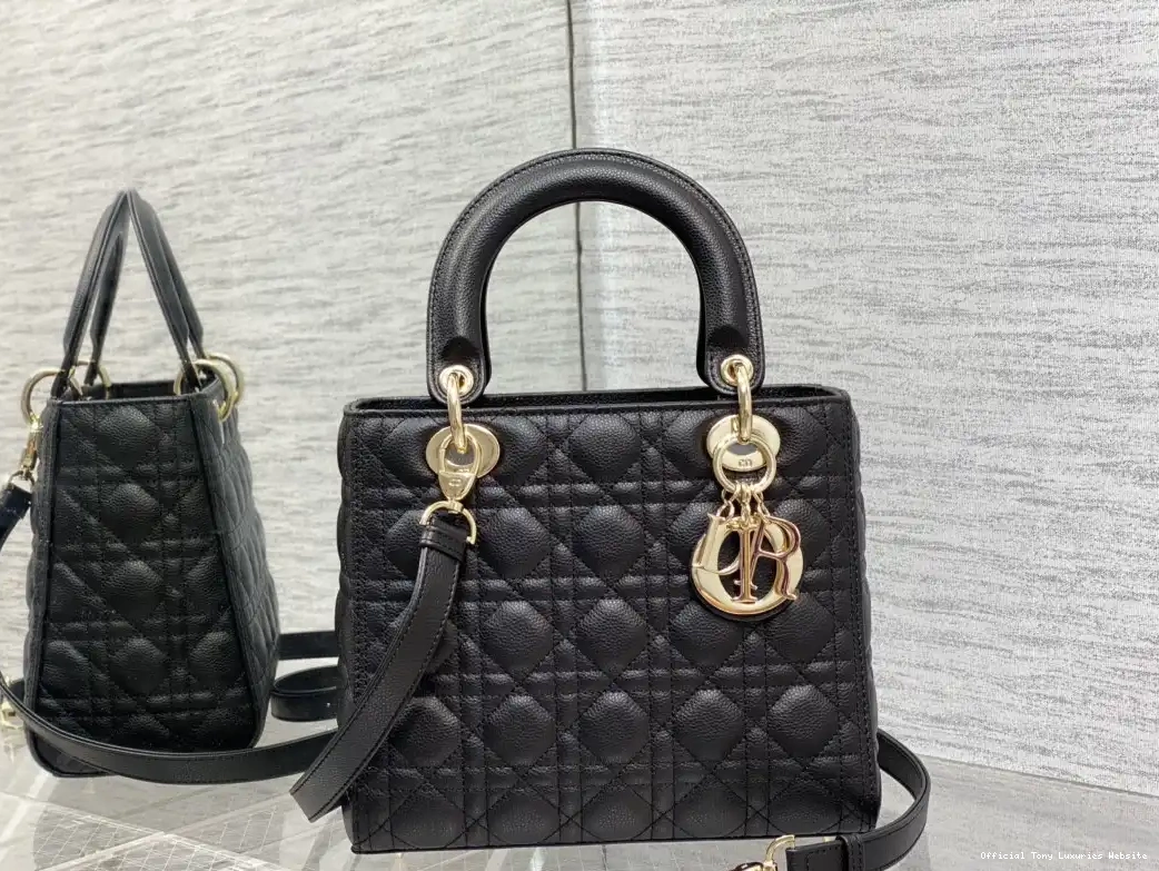 Tony Luxuries diro Lady large Calfskin-24cm Glod 0522